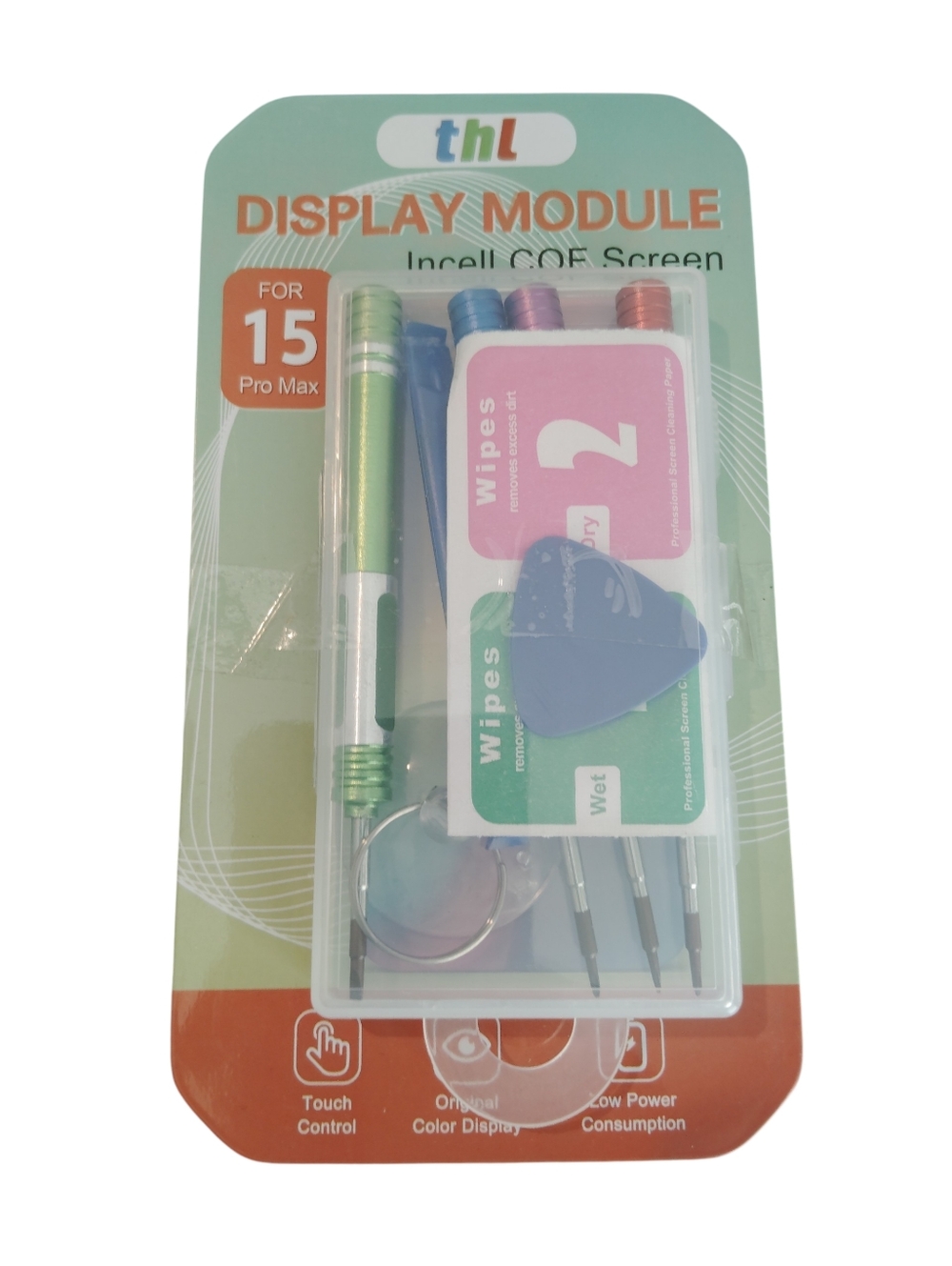 thl Display Module Screen for iPhone 15 Pro Max - Pastel Rainbow NWT